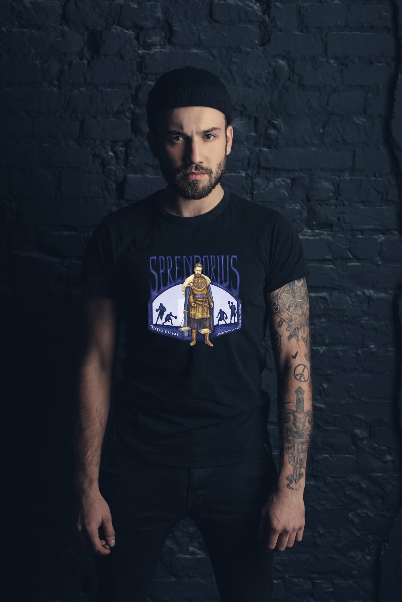 Marškinėliai „Sprendorius“. Krepšinio dievai