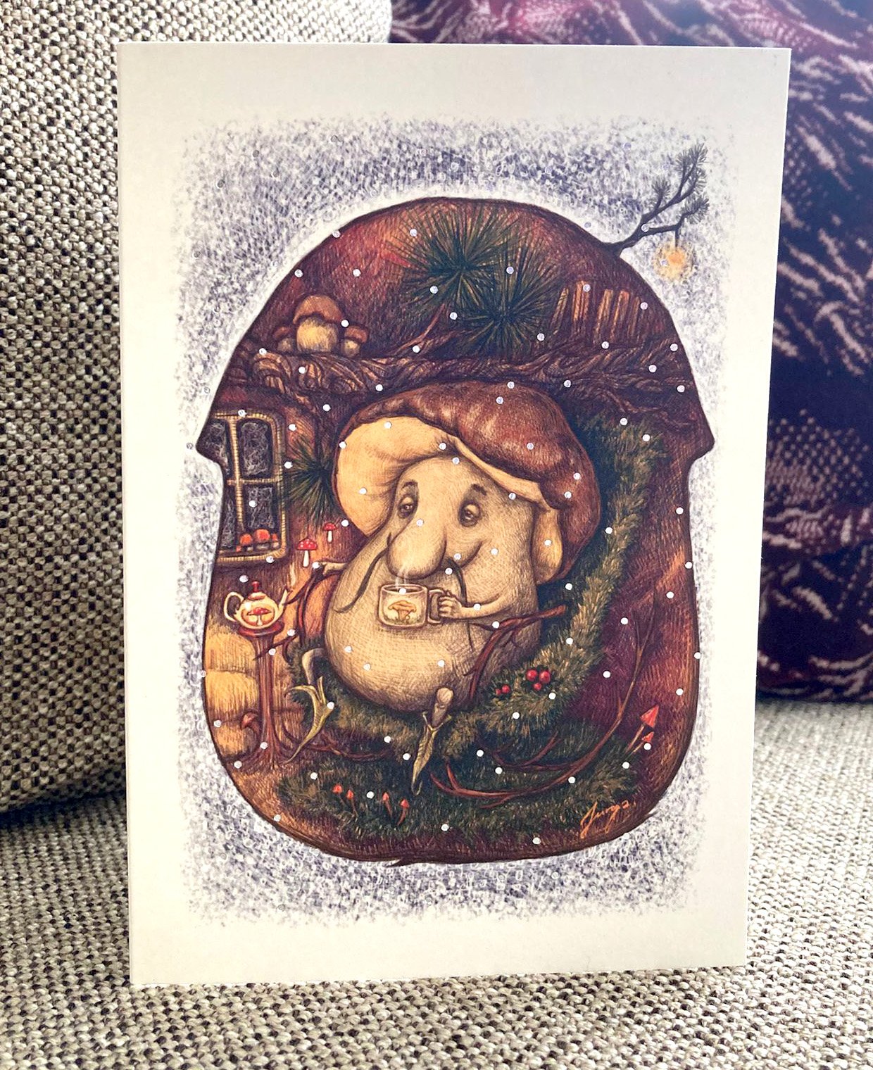 Atvirukas "Kalėdinis baravykas" - Image 4