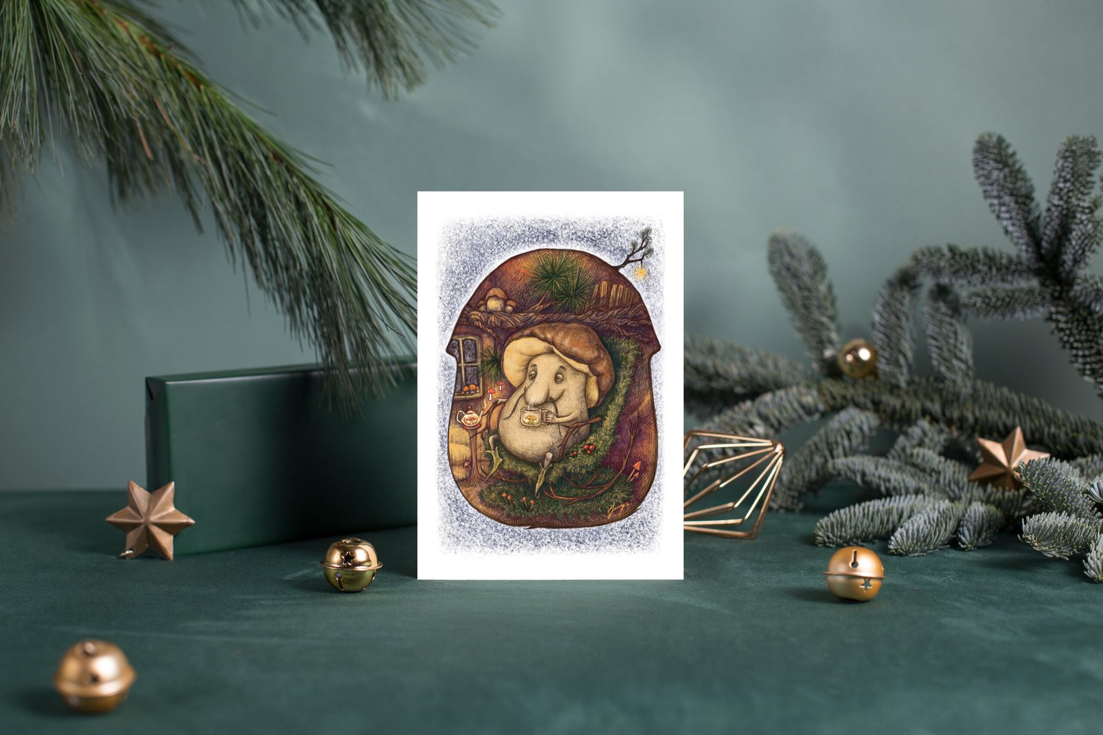 Atvirukas "Kalėdinis baravykas" - Image 9