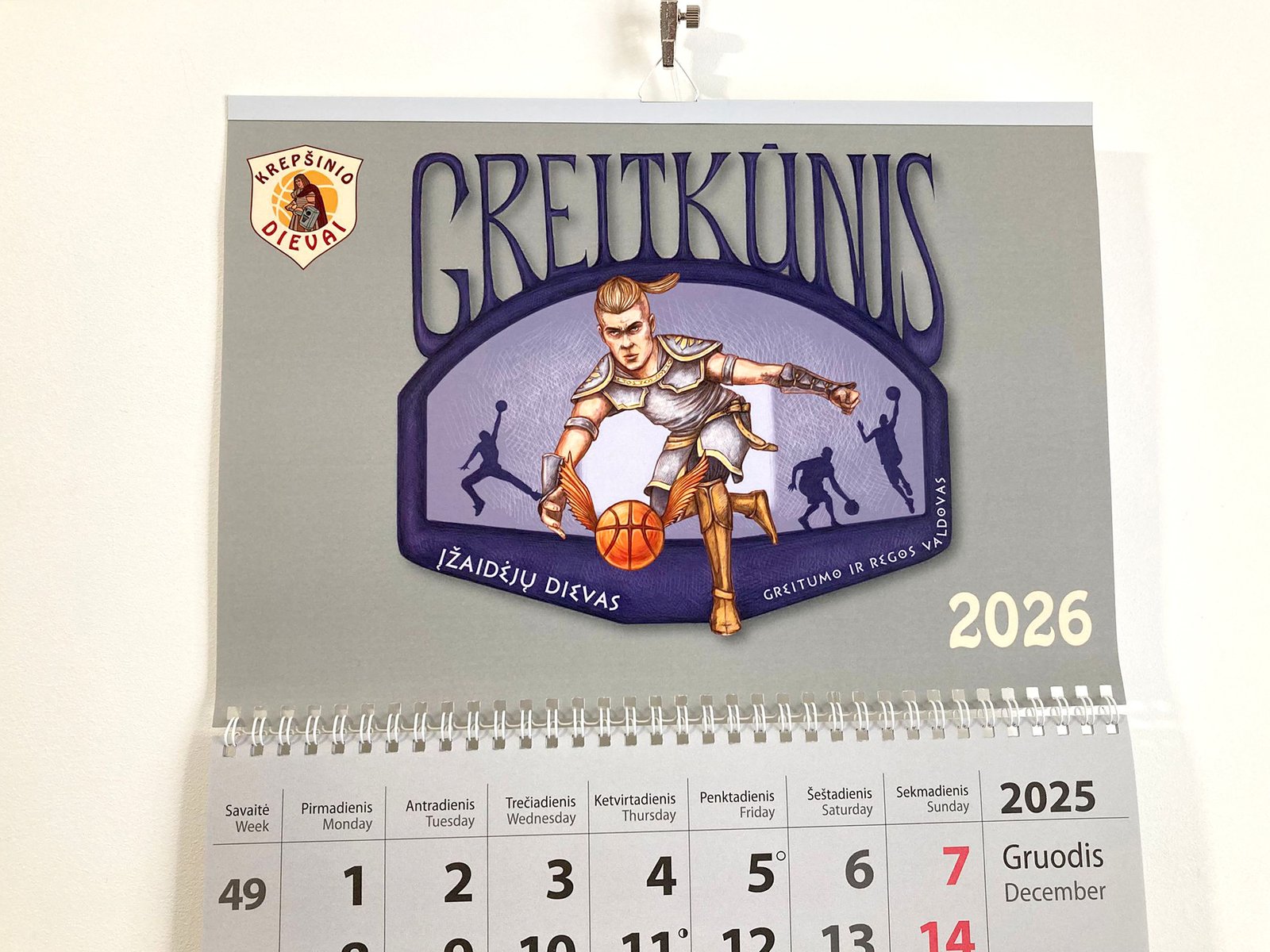 Kalendorius „Greitkūnis“ - Image 3