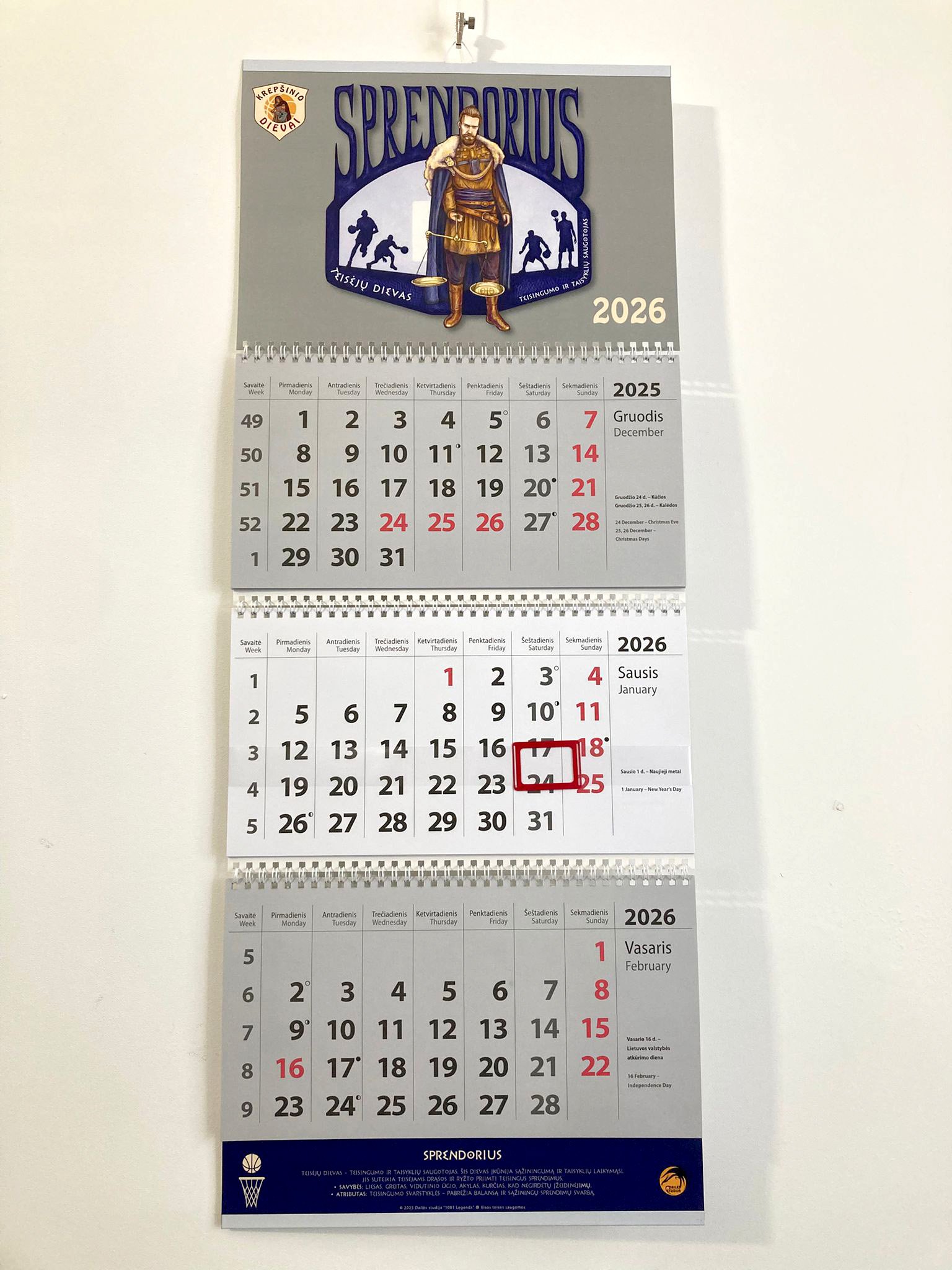 Kalendorius „Sprendorius“