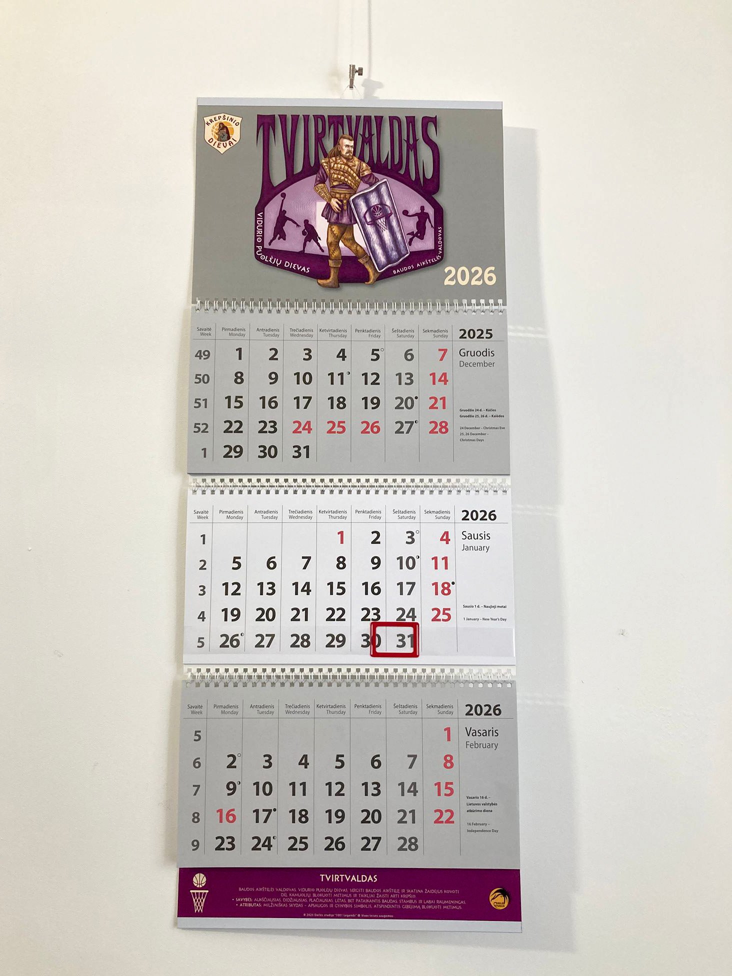 Kalendorius „Tvirtvaldas“
