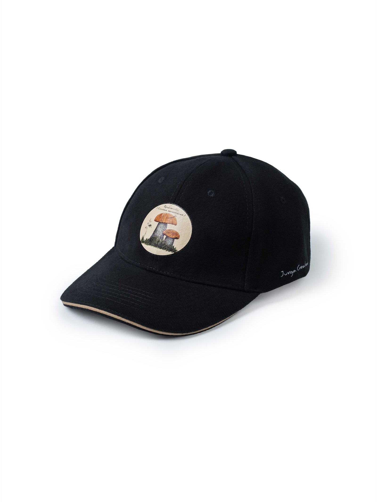 Kepuraitė "Raudonviršis", juoda